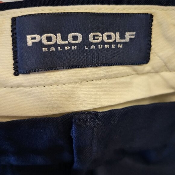 Ralph Lauren Polo Golf Shorts Pleated Chino Aviator Classic Fit Pockets 36 Mens - Picture 5 of 9
